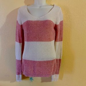 Pink rose sweater